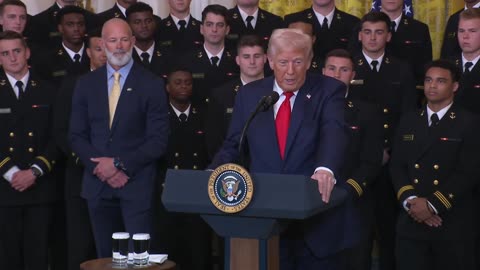 President Trump's Commander-in-Chief Trophy Presentation to the Navy Midshipmen