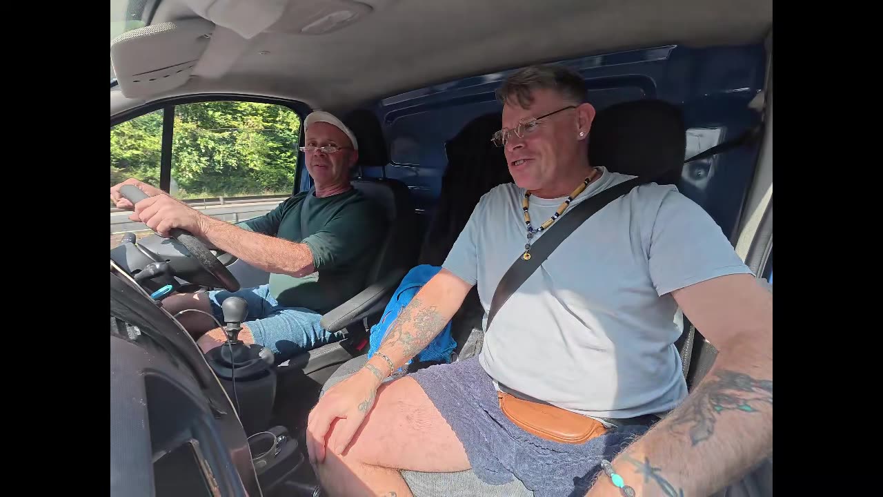 Van Chats.....whilst travelling from Point-A-to-Point-B, in a private conveyance...