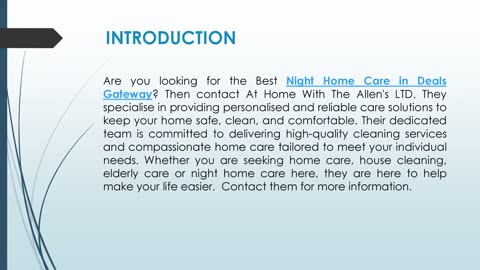 Best Night Home Care in Deals Gateway