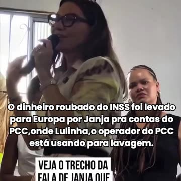 O 301 colocou medo em Janja puta, onde foi pra igreja:😜 O dinheiro roubado do INSS foi levado para Europa por Janja pra contas do PCC,onde Lulinha,o operador do PCC está usando para lavagem.