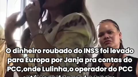 O 301 colocou medo em Janja puta, onde foi pra igreja:😜 O dinheiro roubado do INSS foi levado para Europa por Janja pra contas do PCC,onde Lulinha,o operador do PCC está usando para lavagem.