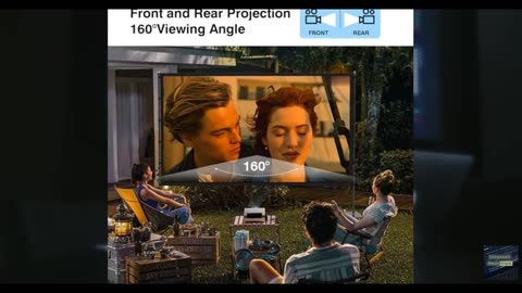 Outdoor-Projector-Screen-with-Stand - 120 inch Portable Projector Screen Indoor