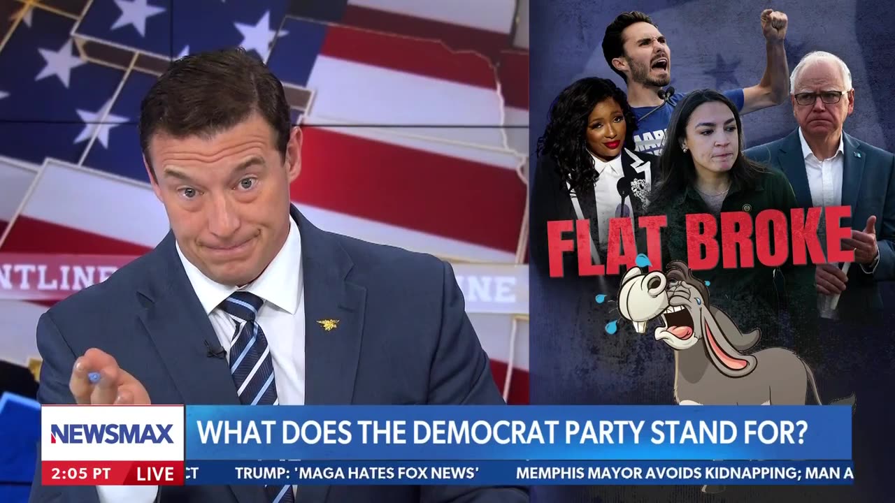 Carl Higbie: Democrats are broke, a donation to that Party isn't a good ROI