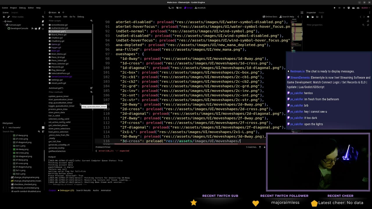 Match Connect Logic / Set Records & ELO | !update | Lua/Godot/GDScript