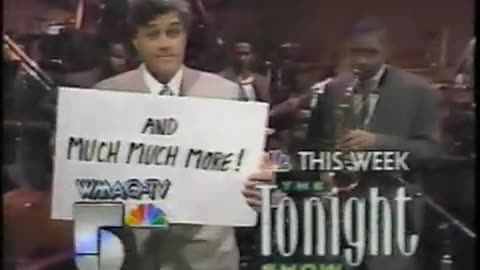 June 7, 1992 - Jay Leno & Branford Marsalis 'Tonight Show' Promo