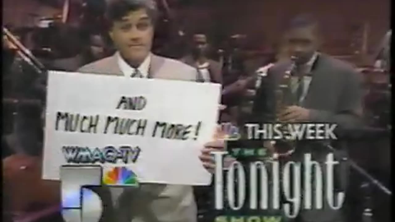June 7, 1992 - Jay Leno & Branford Marsalis 'Tonight Show' Promo