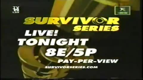 WWE Survivor Series 2003 TV Commercial 2