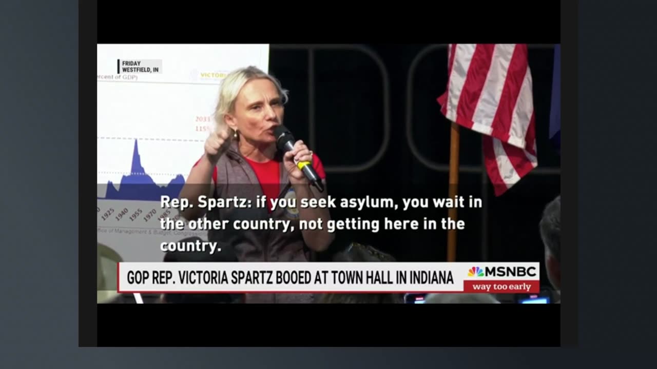 MSDNC: GOP Congresswoman In Deep Red District Booed Over Her Remarks About Immigration, DOGE Cuts...