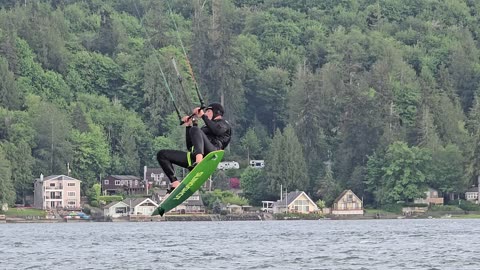 Kiteboarding nice air