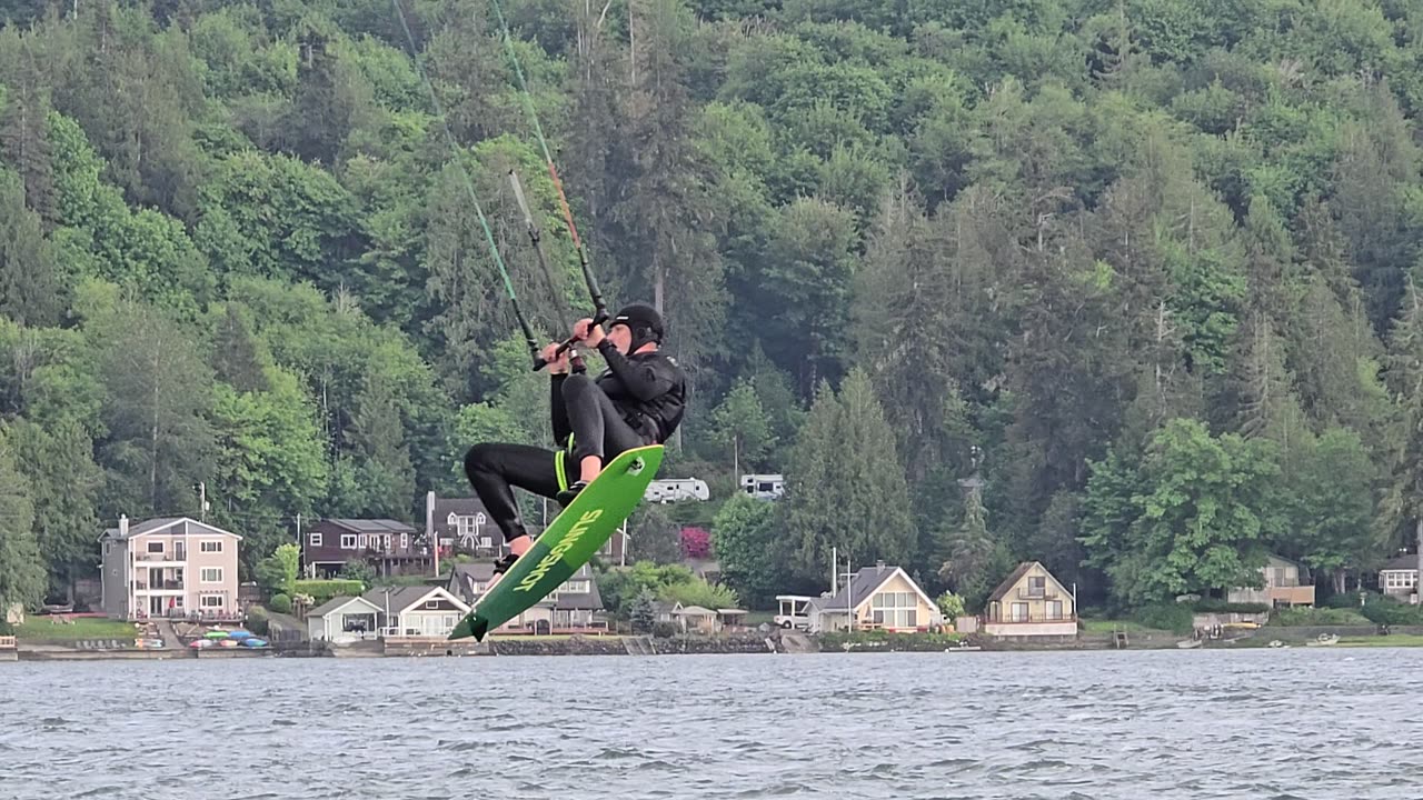 Kiteboarding nice air
