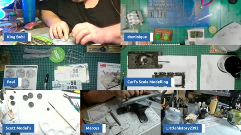2 Aussies, a Pom, a Jock, a Taffy and a Swede! Makers Mojo! #Hobby #airfix #Tamiya