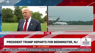 WATCH: President Trump Speaks to the Press as He Departs for Bedminster - 8/1/25