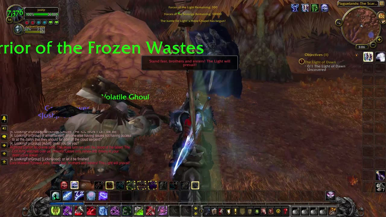 World of Warcraft Battle for Light's Hope Chapel!