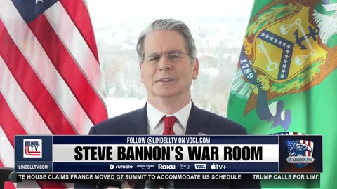 LIVE NOW: SECRETARY SCOTT BESSENT JOINS STEVE BANNON'S WAR ROOM AM