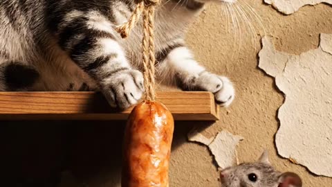 Everyone has their own way of fishing🐈🐀