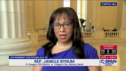 Rep. Janelle Bynum can't say why she voted to shut down the government.
