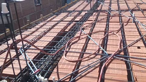 Losa aligerada con bloquetas techado 120m2