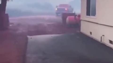 He thought it was funny, until he saw the damage