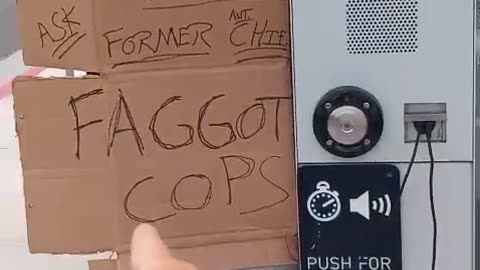 😁😁"FAGGOT COPS"❓‼️"Tolerance" West Hollywood (LGBTQ+Pedo) style.😁😁