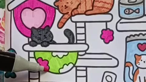 Color with me 003 (Shorts) | Pet Shop | Coloring Nook Studio