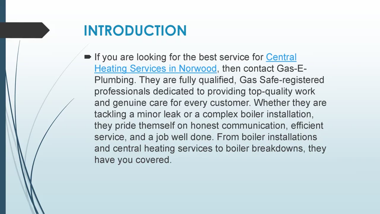Best Central Heating Services in Norwood