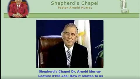 Pastor Arnold Murray - Job How it relates to us #158 (1985) Retro