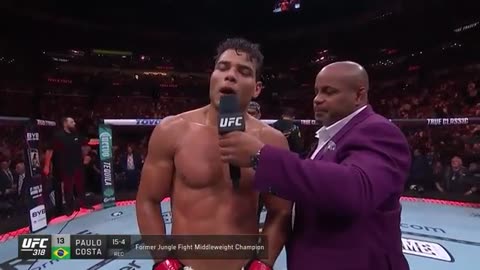 Paulo Costa Octagon Interview | UFC 318 Post-Fight Reaction
