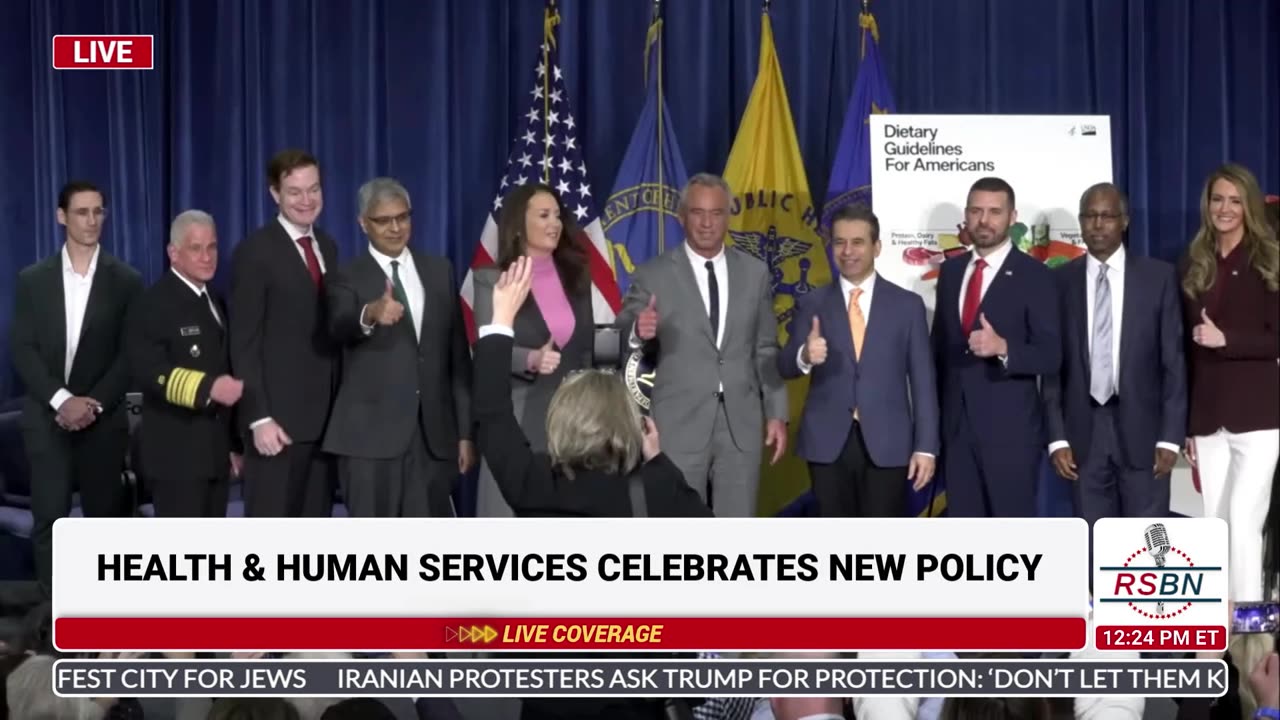 REPLAY: Health and Human Services Holds a Celebration of New Guidelines -01/08/26