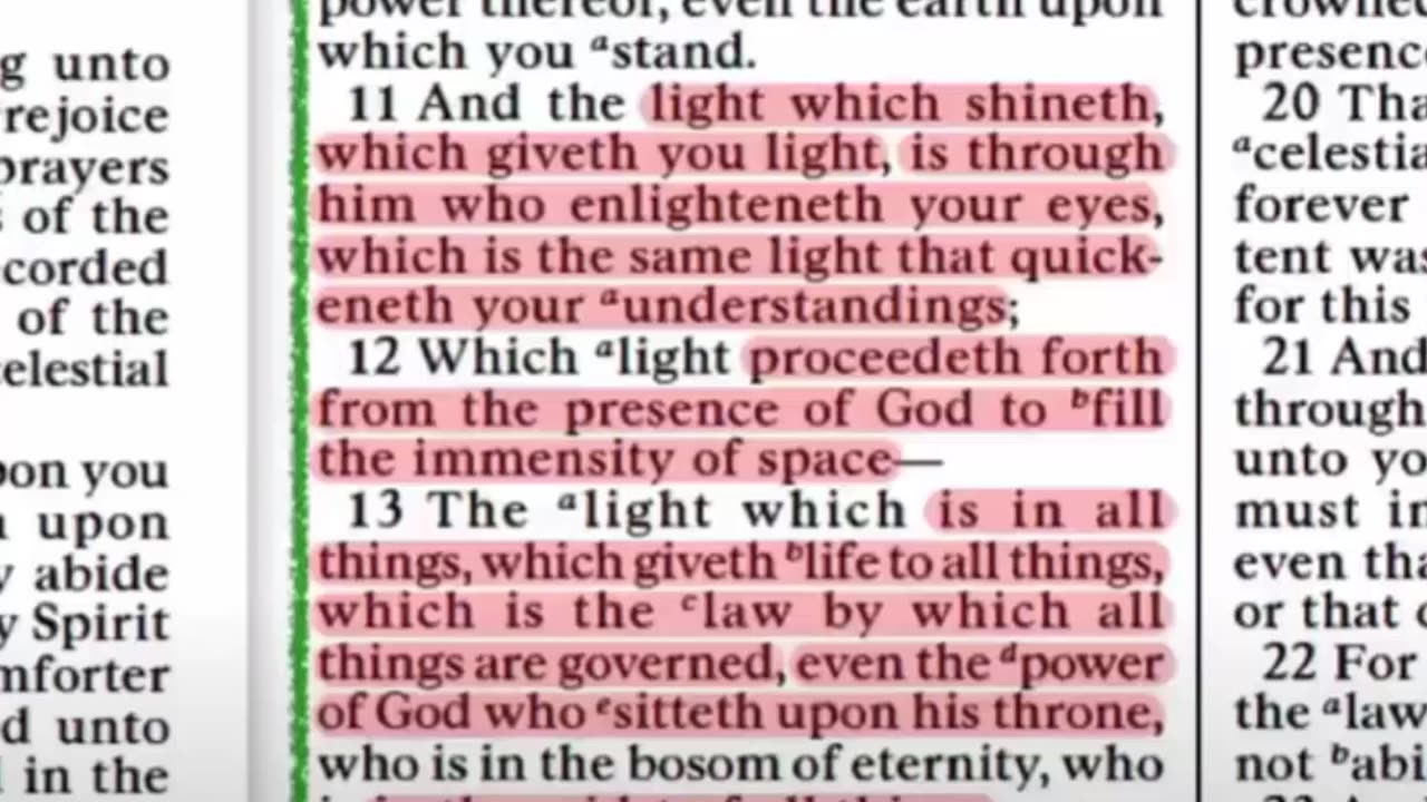 God the Father and the Light of Christ - Light of Truth - In and Through All Things-3-26-25