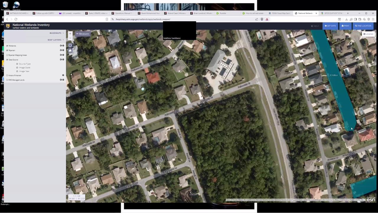How to determine if land has wetlands or flood zone