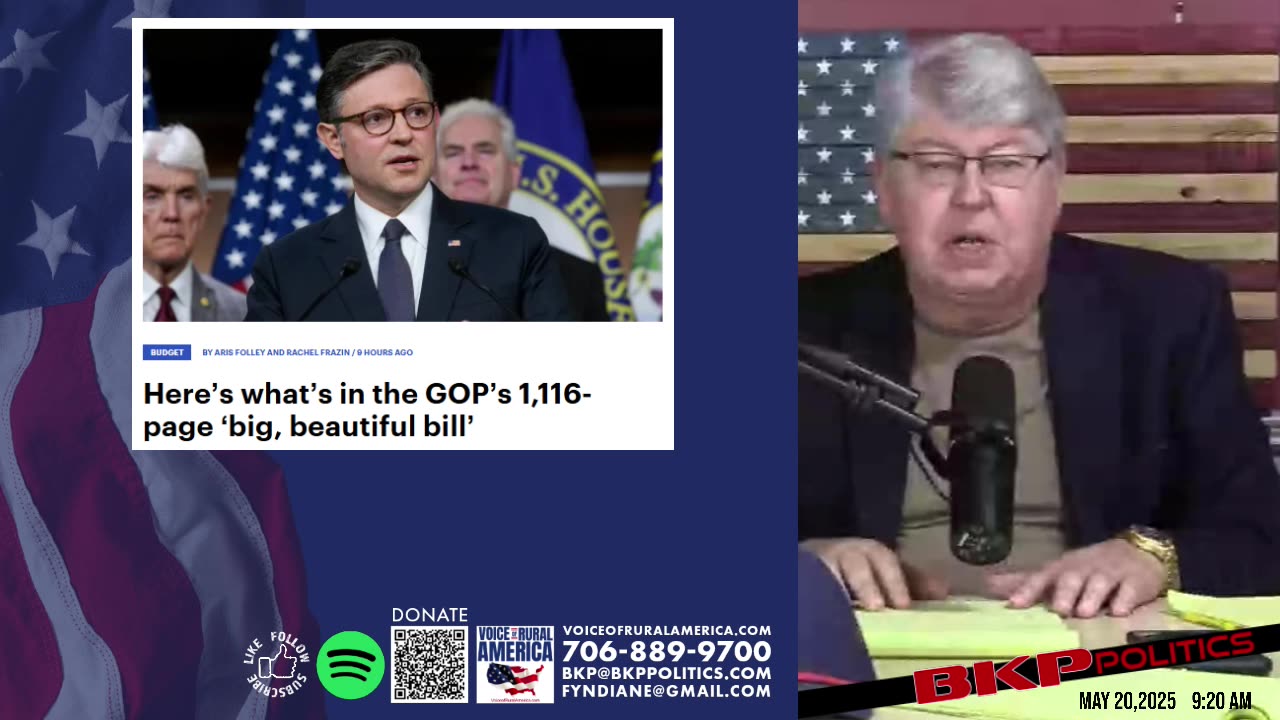 Trump’s Big Beautiful Bill, GOP Omnibus, Debt Ceiling, Deficit Cuts