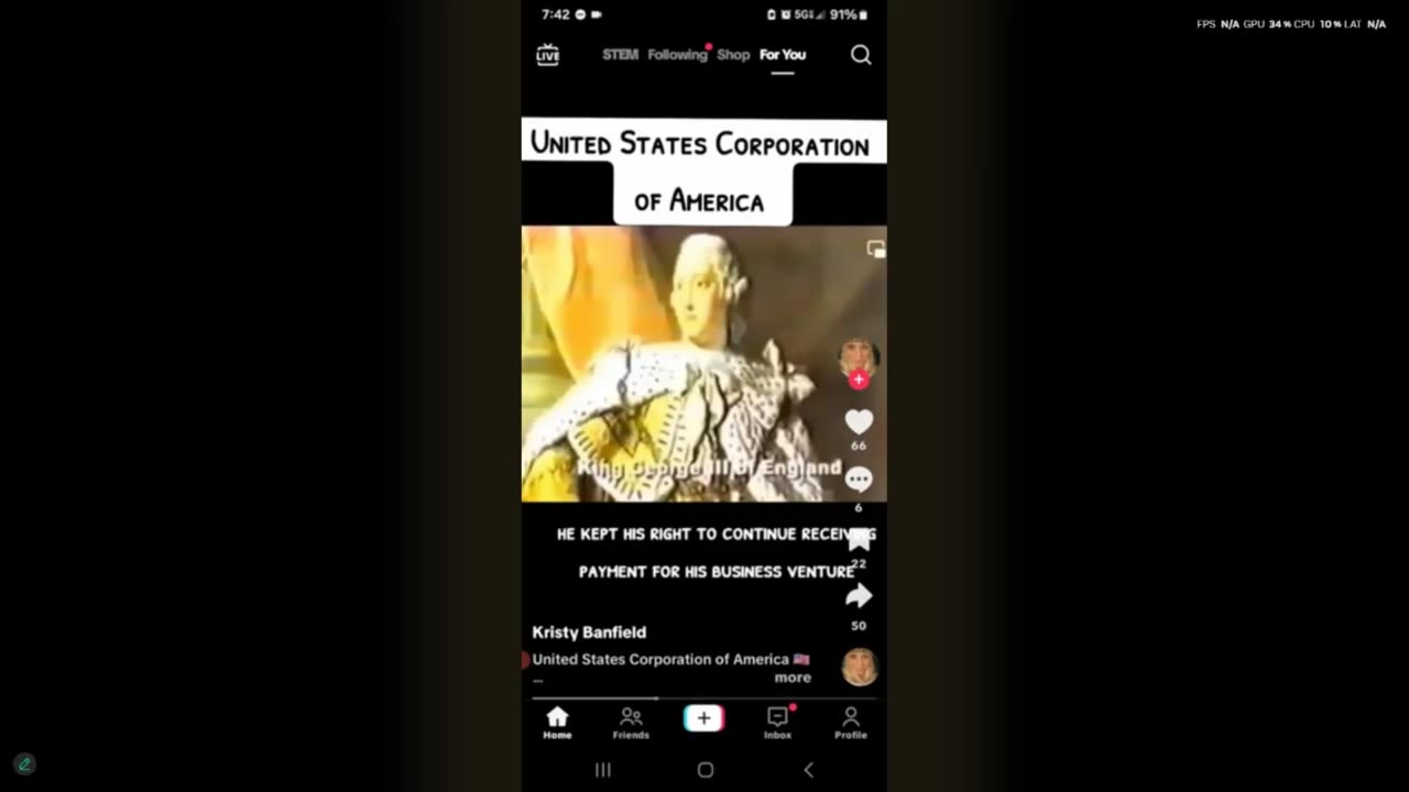 The united states is a crown colony/ corporation