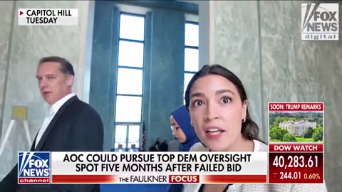 To AOC: "Are you thinking about running for President?"