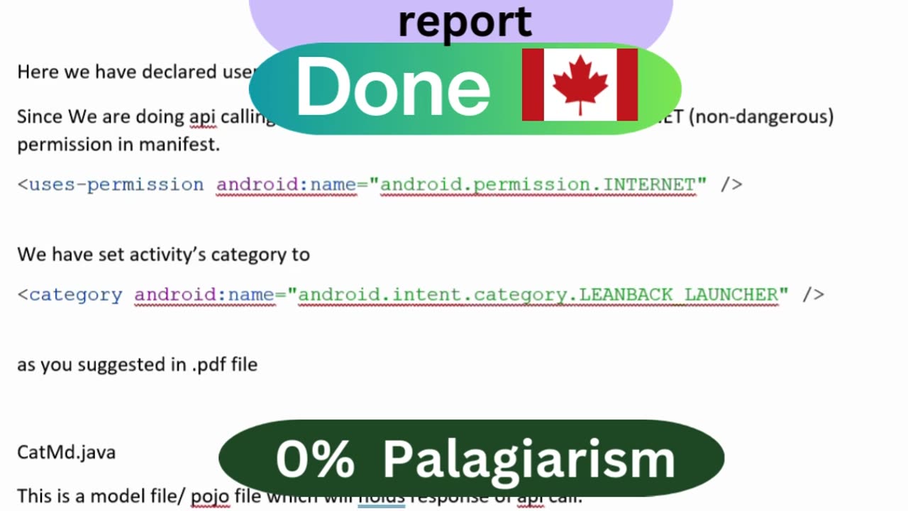 Student Work (Report) | CST2335 Lab 6 report AsyncTask with TV App Demo | Algonquin college