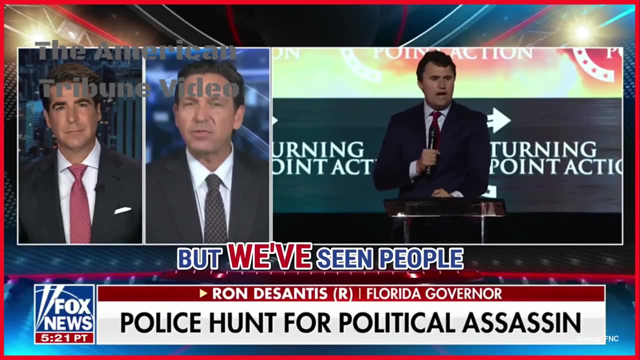 Gov. DeSantis Calls calls for “Quick Death Penalty Prosecution” for Charlie Kirk’s Assassin