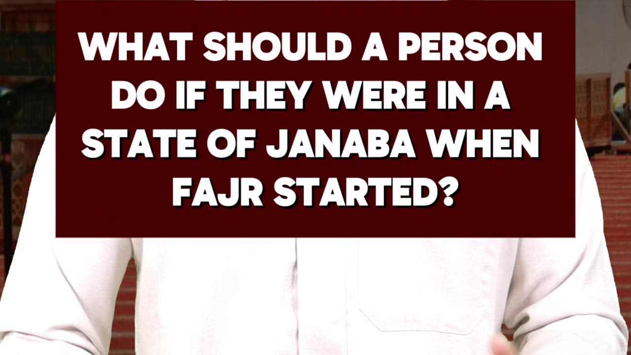 Does fasting count if Fajr starts while in a state of janaba?