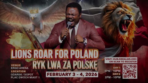 Poland, Are you ready to ROAR ? Prepare your spirit, the roar is about to shake the land.