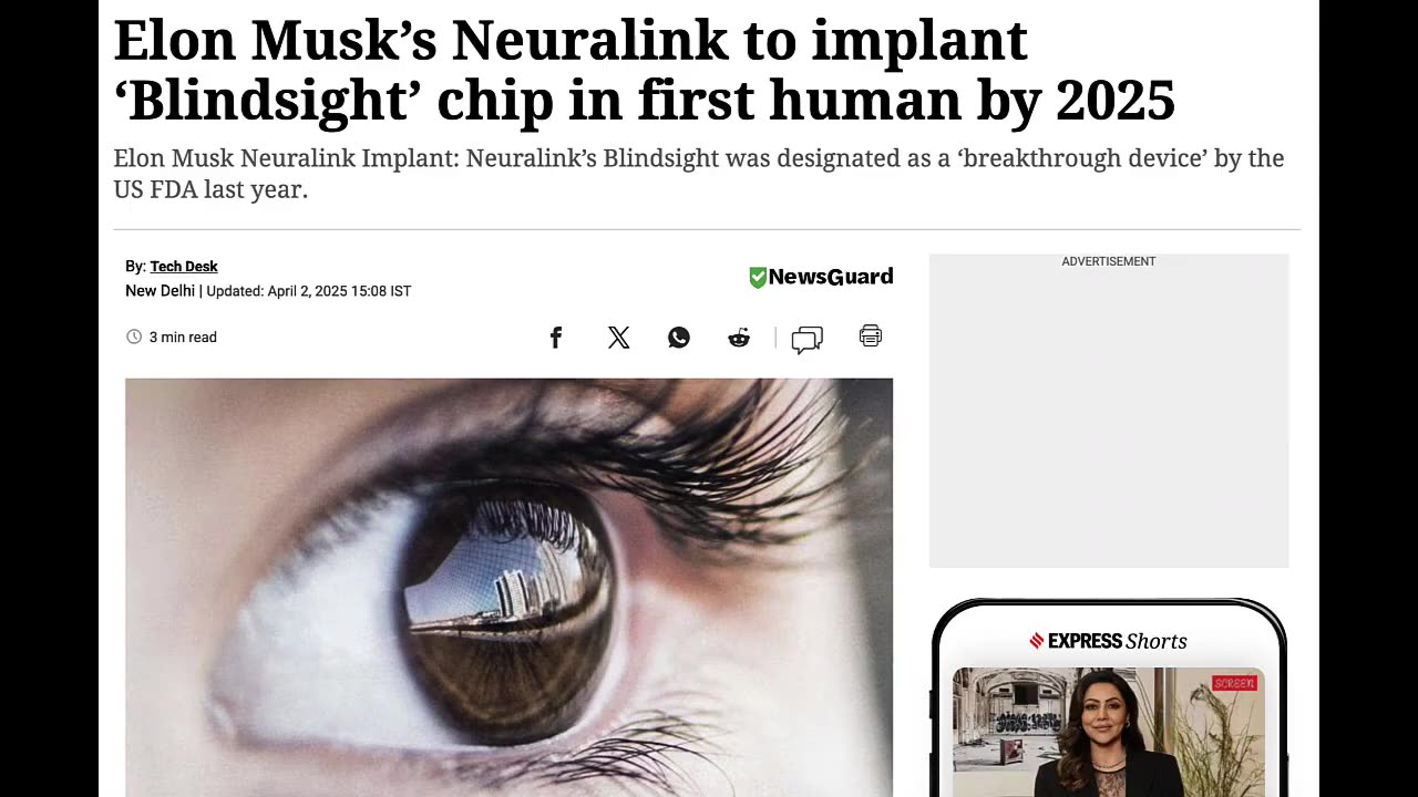 MUSK ANNOUNCES HE WILL CURE THE BLIND IN 2025,FALSE PROPHETS...