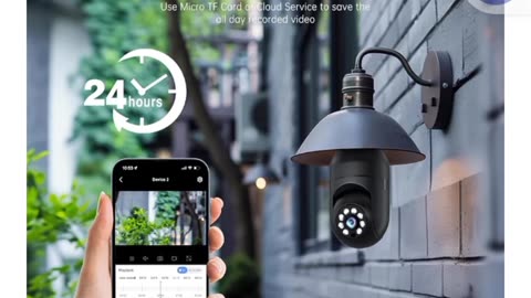 Light Bulb Security Camera 5G WiFi