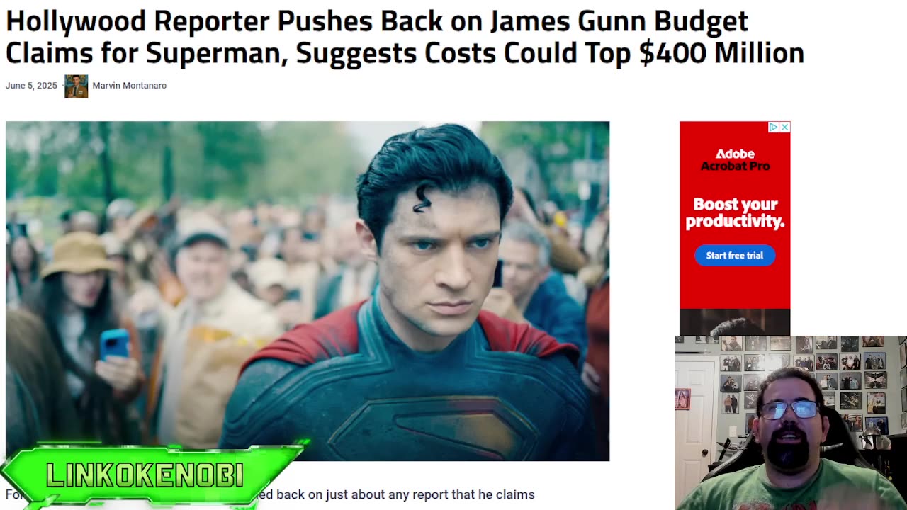 THR Claims That Superman Budget Exceeds To 400 Million Budget