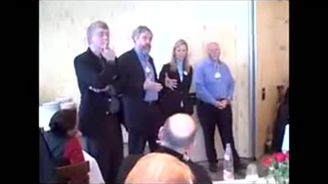 George Church speaks with 23andMe's Linda Avey in Davos