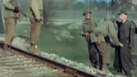 A young german soldier has surrendered to the Americans #ww2 #history #army #war