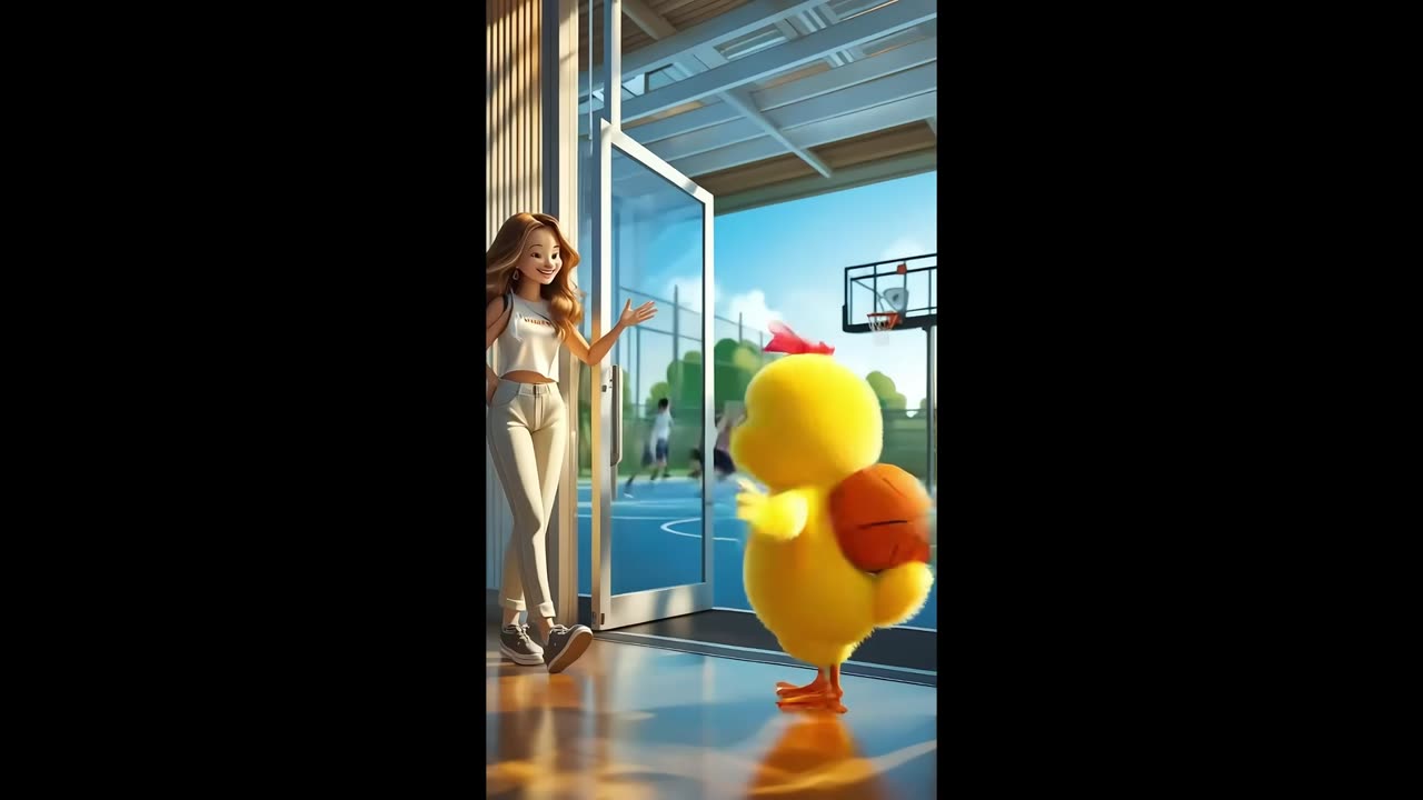 basketball player duckling