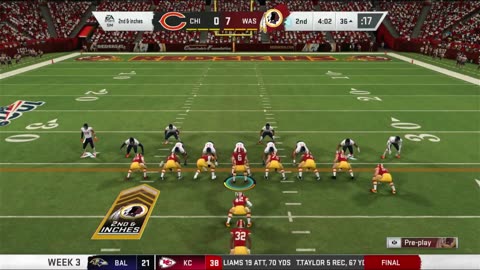 Redskins , Chicago bears