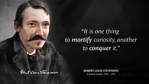Valuable Life lessons I've learned from being inspired by Robert Louis Stevenson