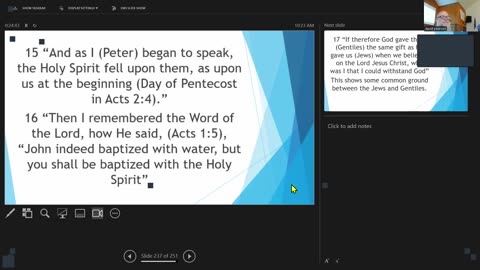 Sunday May 25, 2025 40 Grace Gifts 7: Baptism of the Holy Spirit 1