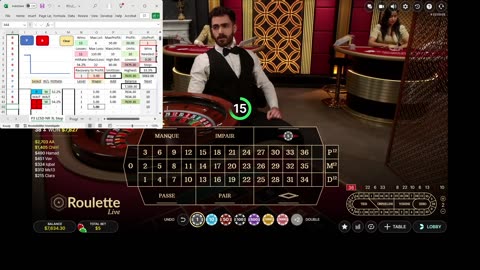 Live Roulette - 26 units won in 52 minutes with 59.2% hit rate and 22 unit drawdown