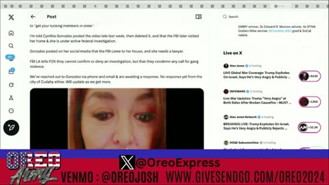 Trump Impeachment Fails - Cudahy CA Mayor Calls on Gangs to Attack ICE, FBI Investigating - More