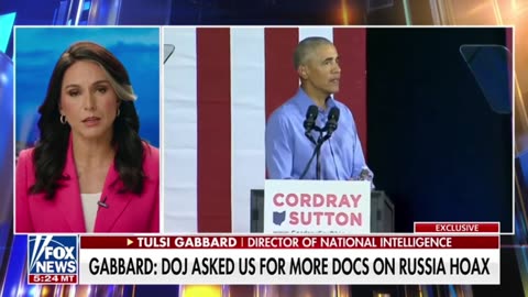 DNI Gabbard: Obama Instructed CIA to Fabricate Russia Hoax