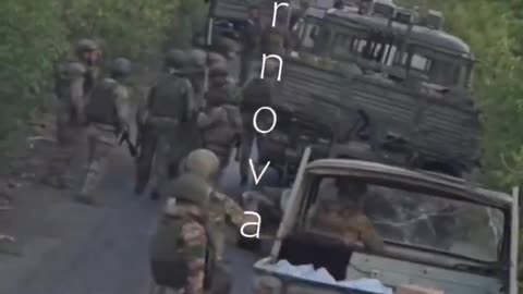 🚚💥 Ukraine Russia War | Russian Supply Column Attacked by Ukrainian Drones in Zaporizhzhia | RCF